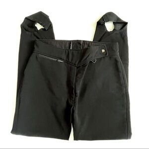 Vintage Obermeyer Womens Black Stirrup Ski Pants Size 12 R